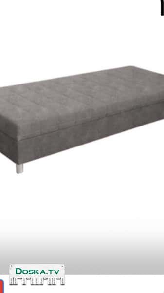 Кровать одноместная 200 на 80 узкая аккуратная для маленькой комнаты