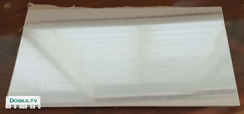 Алюминиевая пластина 250*500*3 мм. в упаковке, куплена на eBay. Если