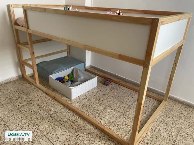 кровать Икея Kura с матрасом, в использовании меньше месяца, идеальное