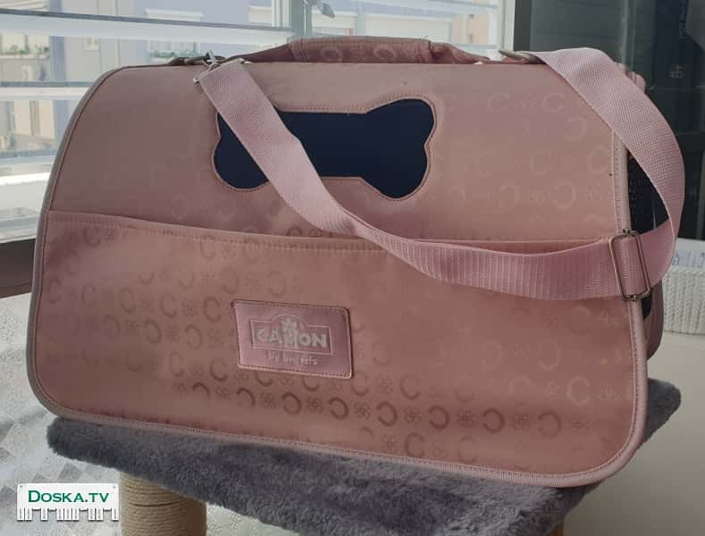 Сумка переноска для кошки или маленькой собачки. Складывается. Можно положить