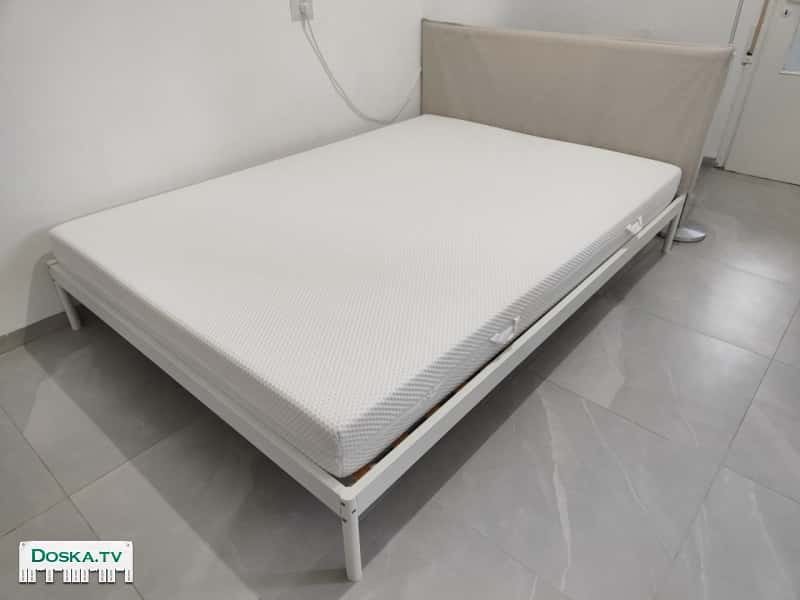 Кровать IKEA KLEPPSTAD + матрас, 140см   Пользовались 1