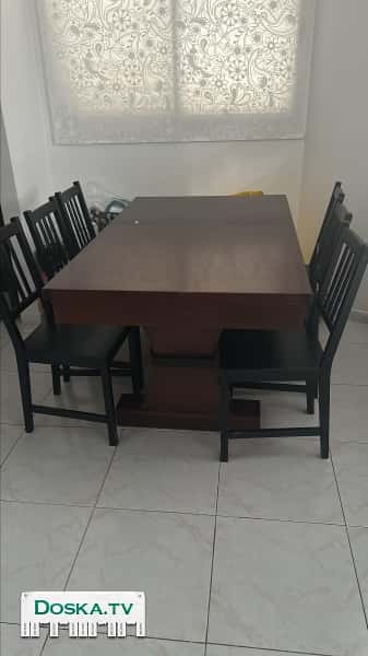 Отдам даром стул (раздвижной ) +6 стульев  Состояние нормальное