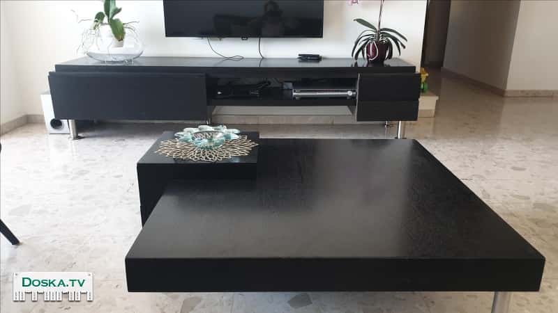 Буфет Чёрного света,2.80метра. низкий салонный столик квадратный 1.20×1.20, Можно купить