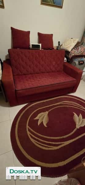 Отдаем раскладной диван в хорошем состоянии, самовывоз из Нетании