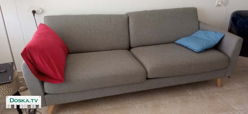Диван в салон, серого цвета