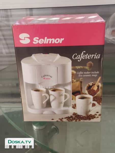 Продаю новую в упаковке электрическую кофеварку с 2 стаканами фирмы