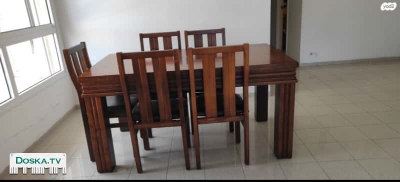 Стол +6 стульев  160x90 раскрывается на 230