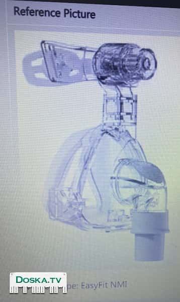 Налобная бесступенчатая ручка прекрасно подходит для приспособления маски к индивидуальному