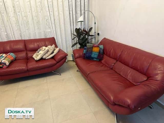 Итальянской  кожаный  салон в отличном состоянии