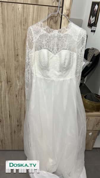На продажу  свадебное  платье. Одёванное 1 раз. От