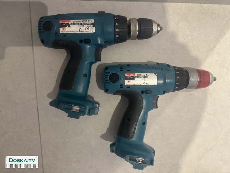 Дрель-шуруповерт Makita, все работает, есть зарядное, нет аккумулятора(он есть, но