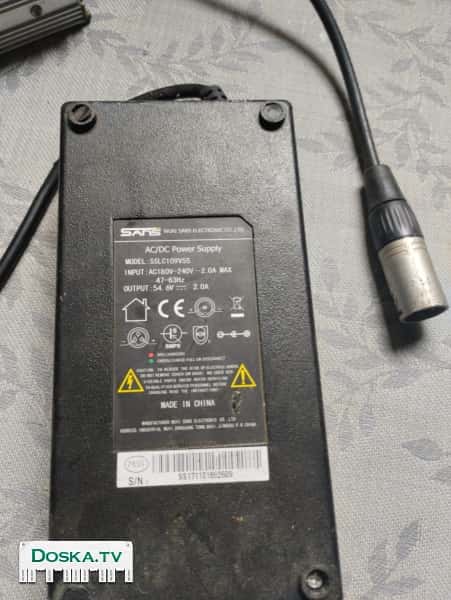 Зарядное для велосипеда. 54.5 вольт.