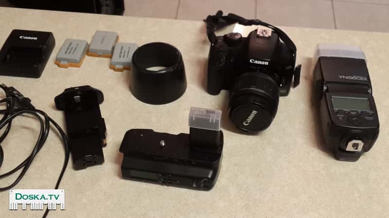 фотоаппарат canon 1100 вспышка гриб 3 батареи зарядное устройство всё