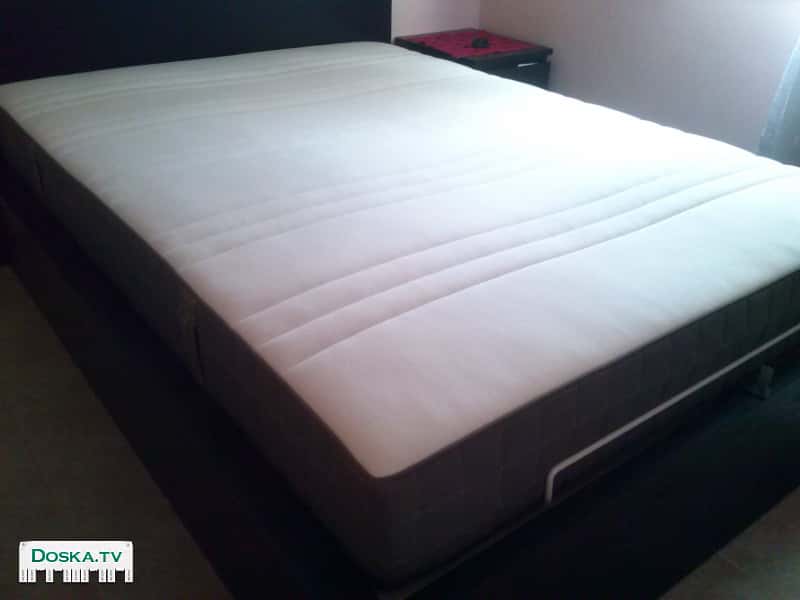 Wвет черно-коричневый кровать 200х140 + матрас 200х140, ящик для белья
