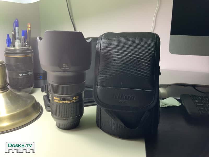 Объектив фирмы Nikon. Nikon AF-S NIKKOR 24-70mm f/2.8G ED Почти