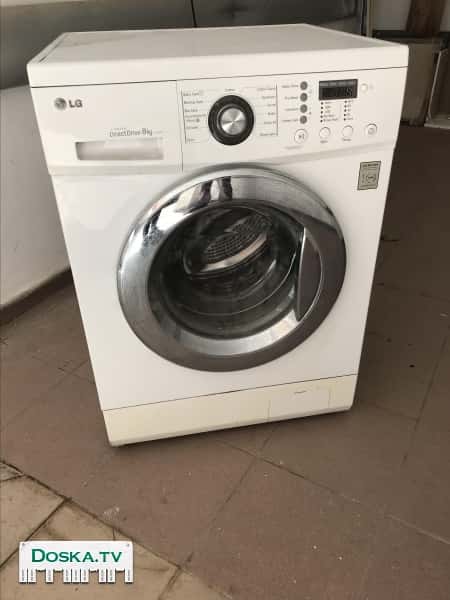 Машинка в отличном рабочем состоянии, 8 кг, 100 об, бесшумная