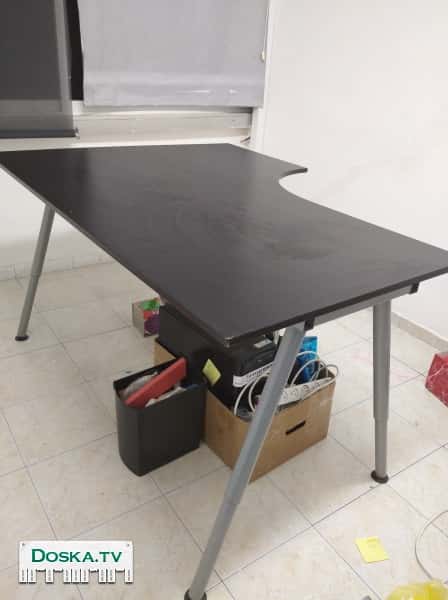 ДИРЕКТОРСКИЙ СТОЛ (красивый и качественный) массивный в форме буквы Г