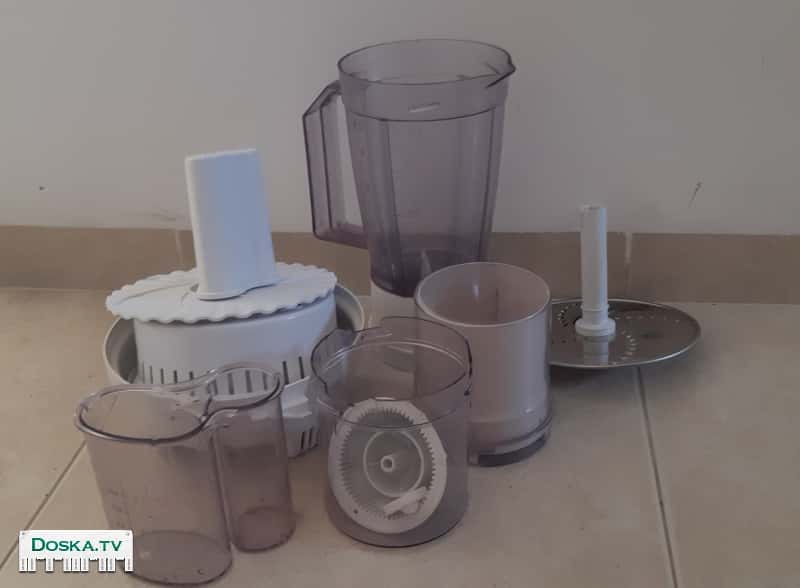 Кухонный комбайн, использовался мало. Работает очень хорошо. Взбивает, натирает, делает