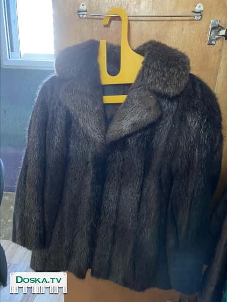 Норковый полушубок Настоящий мех Размер XL Почти не пользовались