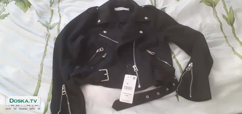 Куртка чёрная ,косуха размер смоль,совершенно новая не подошёл размер,
