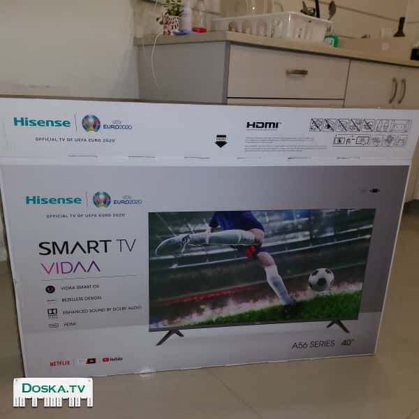 Телевизор СмартТВ. В отличном состоянии,современный дизайн. Упаковка и документы есть.